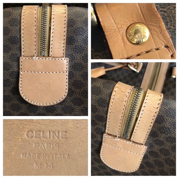 Céline AUTHENTIC Vintage Macadam M14 Weekender Travel Boston Duffle Bag - Picture 12 of 16